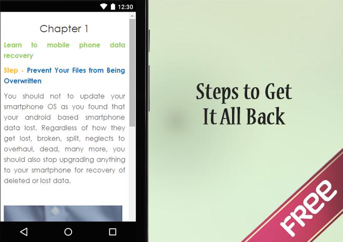 Mobile Phone Data Recovery Tip