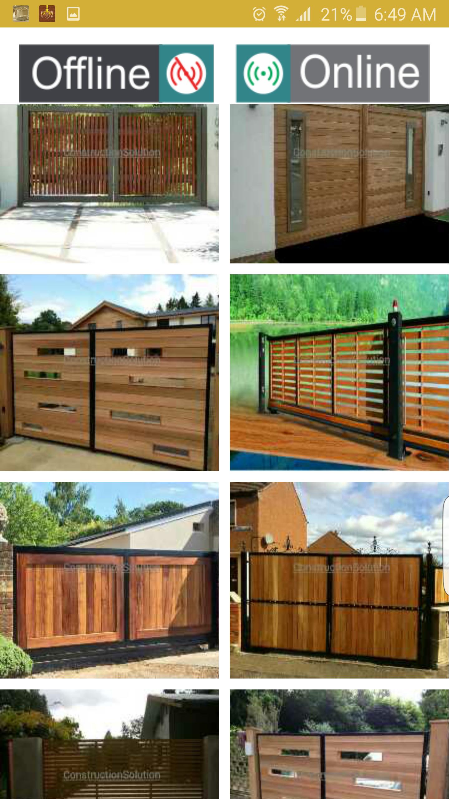 Wooden Gate Design