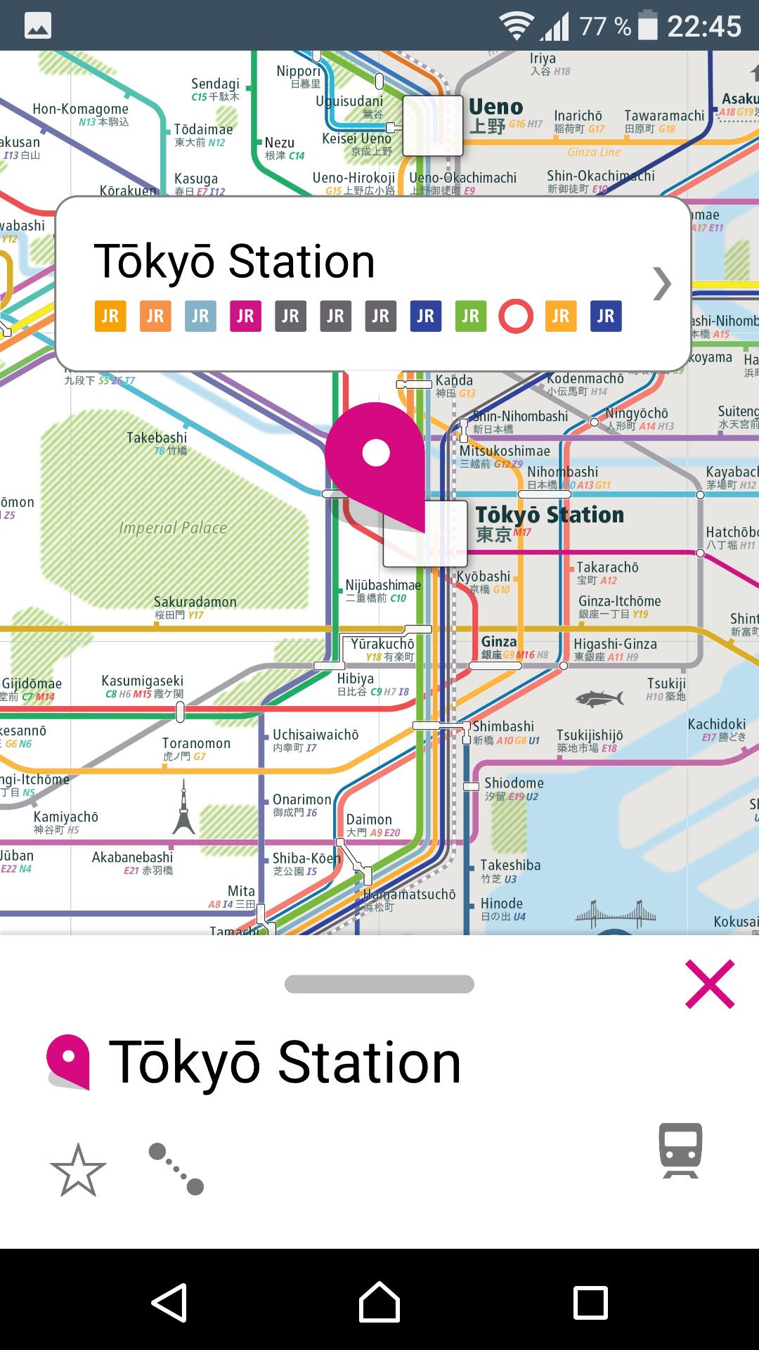Tokyo Rail Map