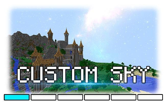 Minecraft Custom Stary Sky Material Pack [1.8.1]
