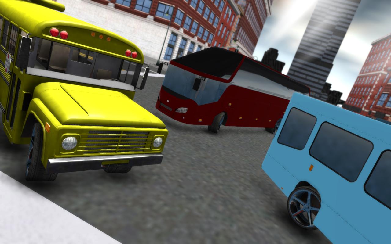 Passenger Bus vs Thief Pursuit