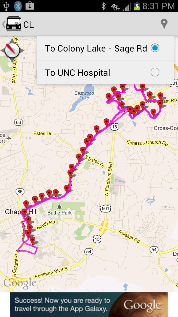 YourBus Chapel Hill Transit