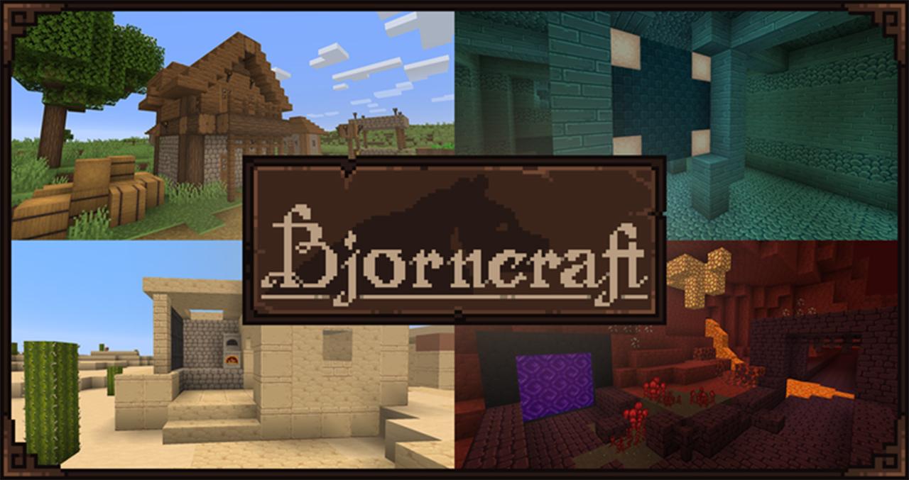Bjorncraft | Minecraft 1.15.2/1.14.4 Pacote de recursos