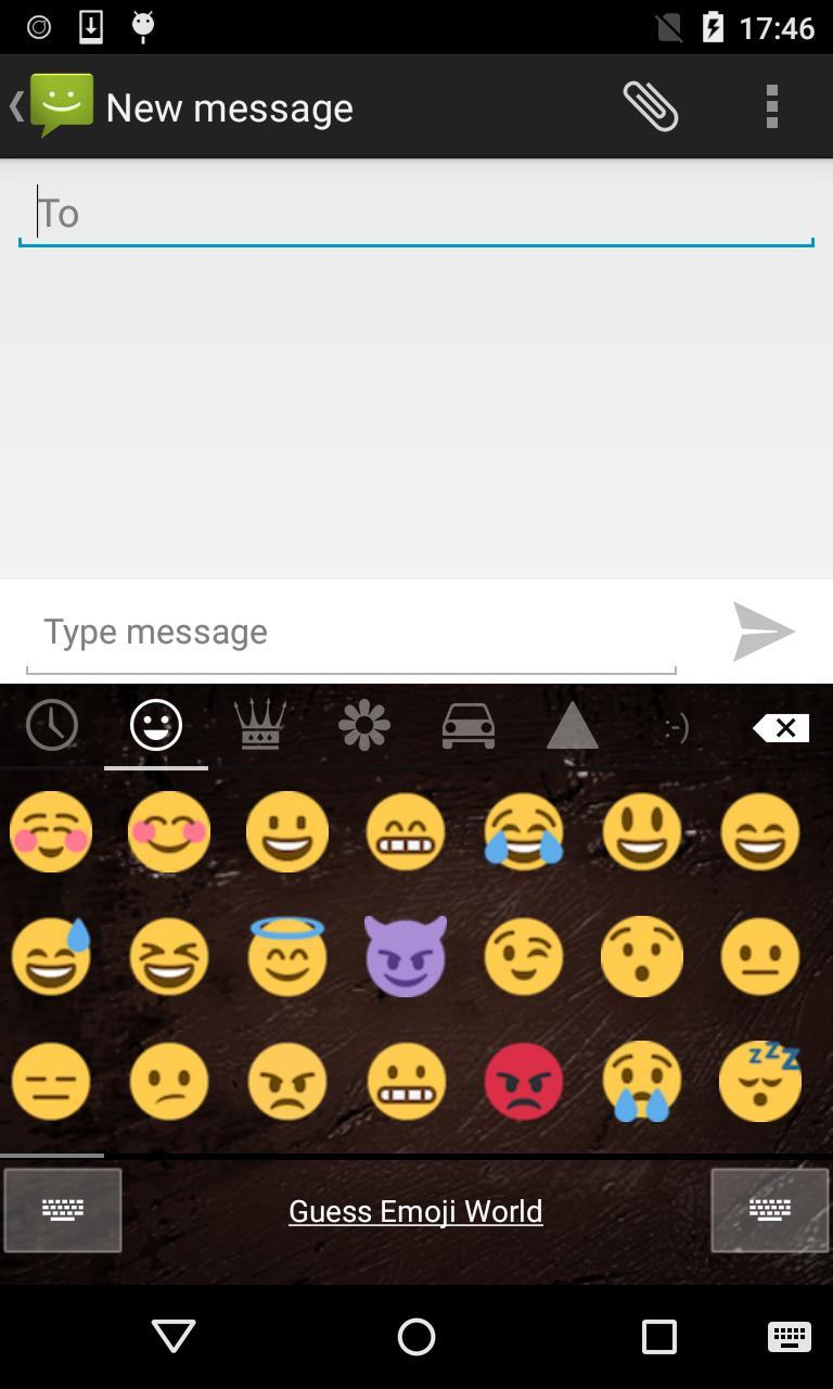 Emoji Keyboard - Chocolate