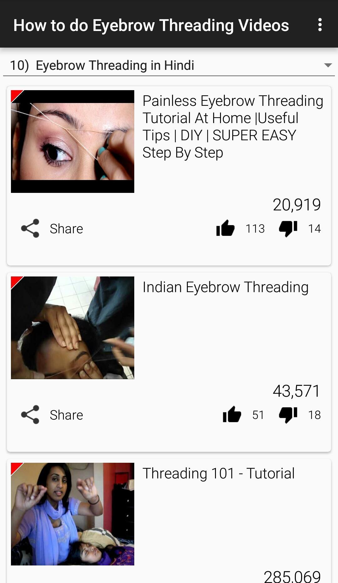 How to do Eyebrow Threading Pimple Remover Tips