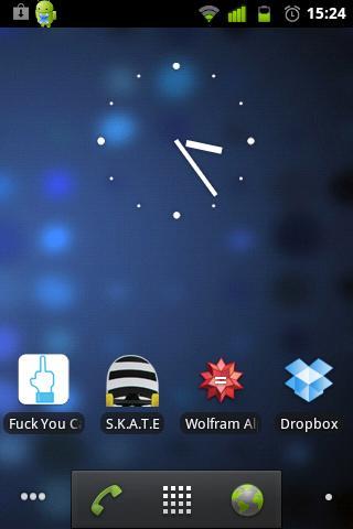 Jelly Bean Analog Clock