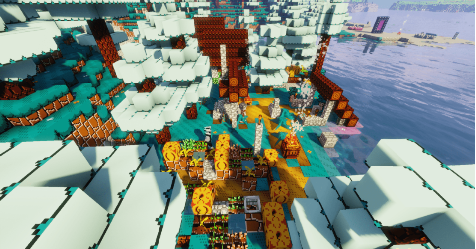 Pacote de materiais super mario minecraft