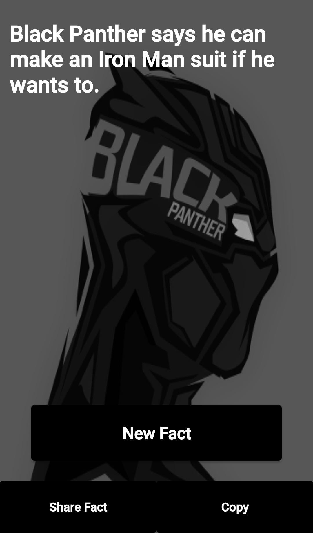 Black Panther Facts Free