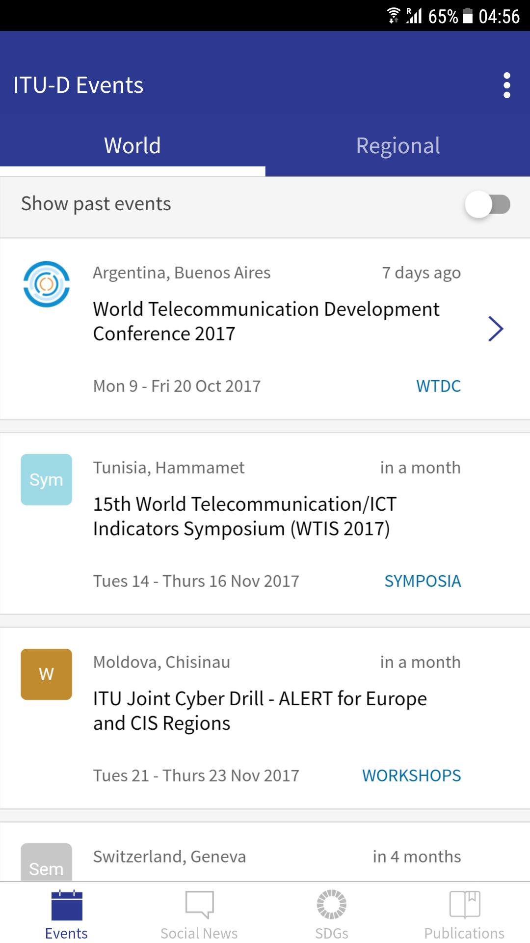 ITU-D Events