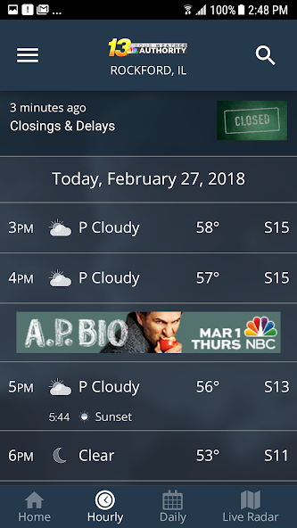 13 WREX Weather Authority