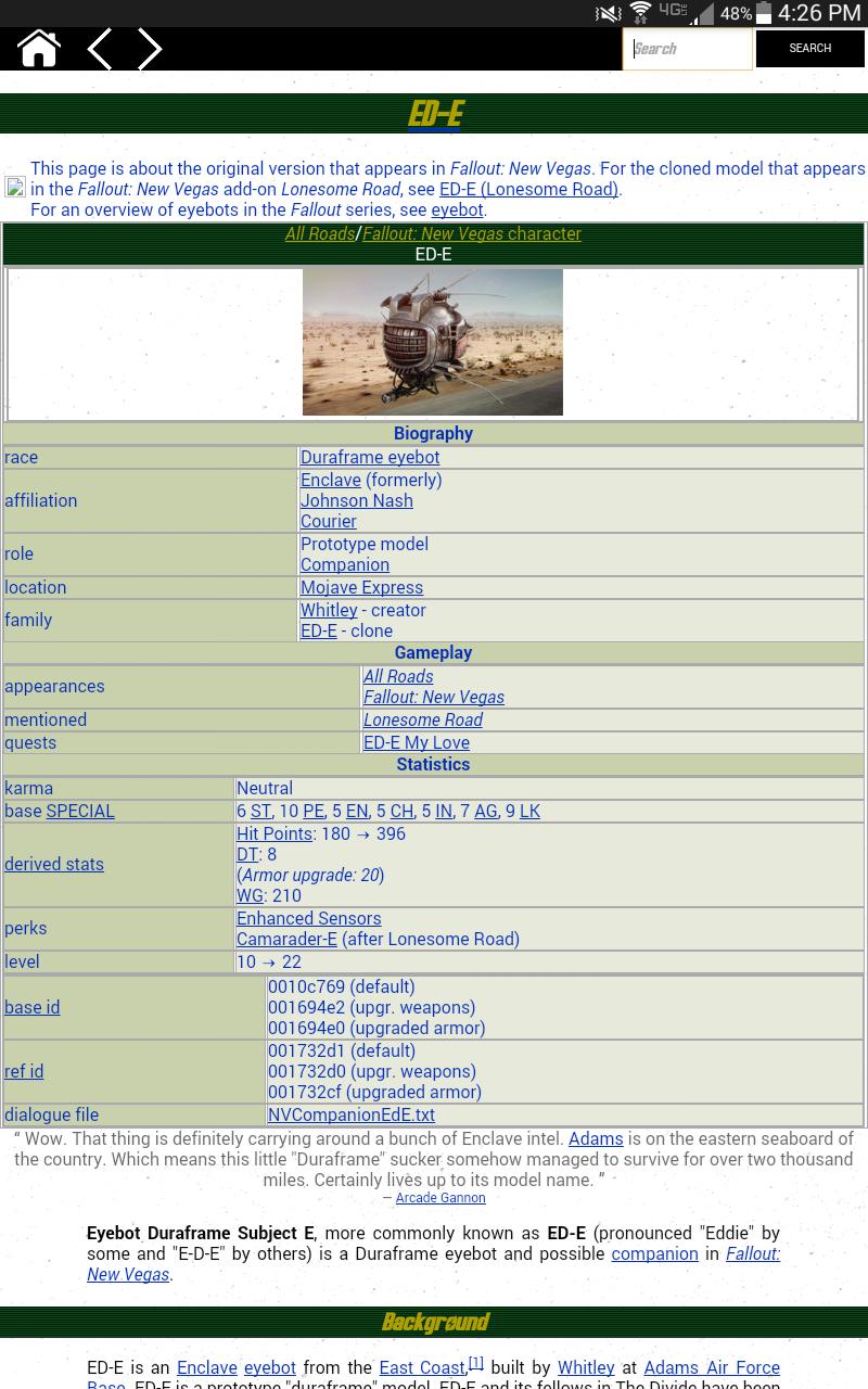 Wiki: Fallout