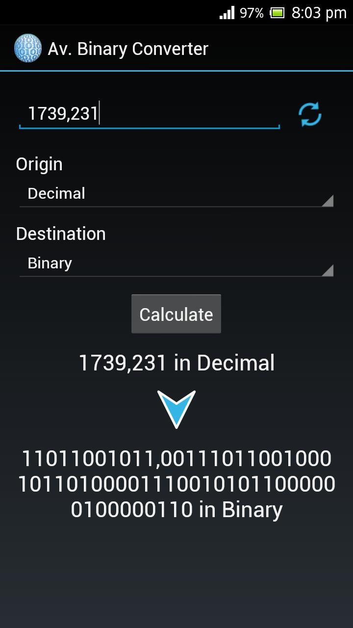 Advanced Binary Converter
