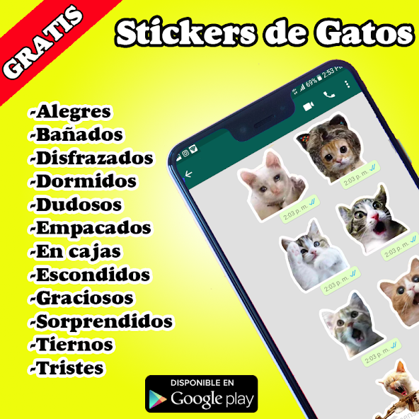 Best Cat Stickers for Chat WAS