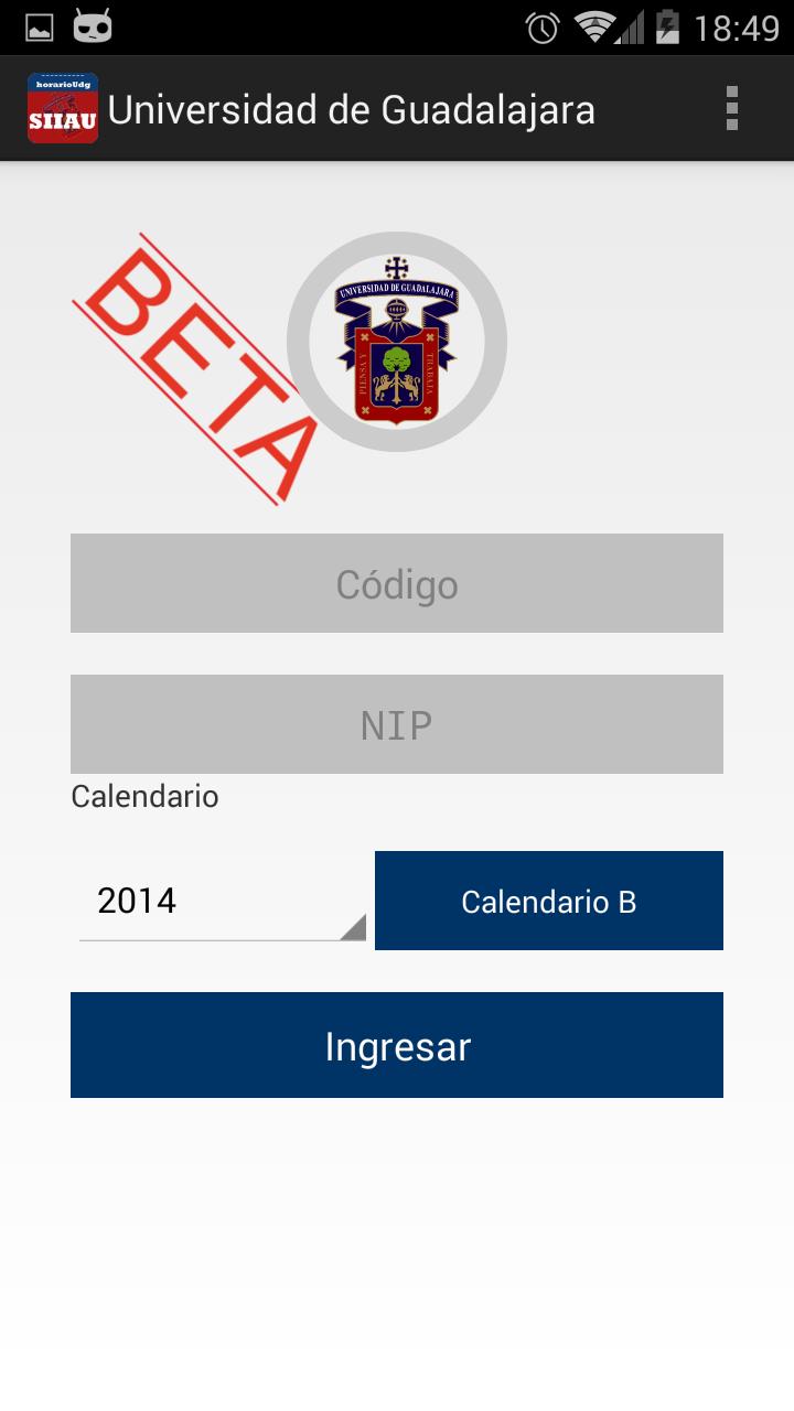 horarioUdg Beta
