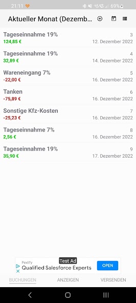 Kassenbuch (Selbstständige)