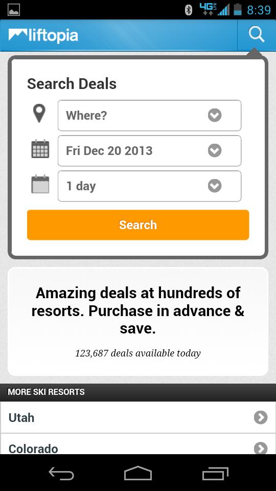 Lift Tickets Mobile