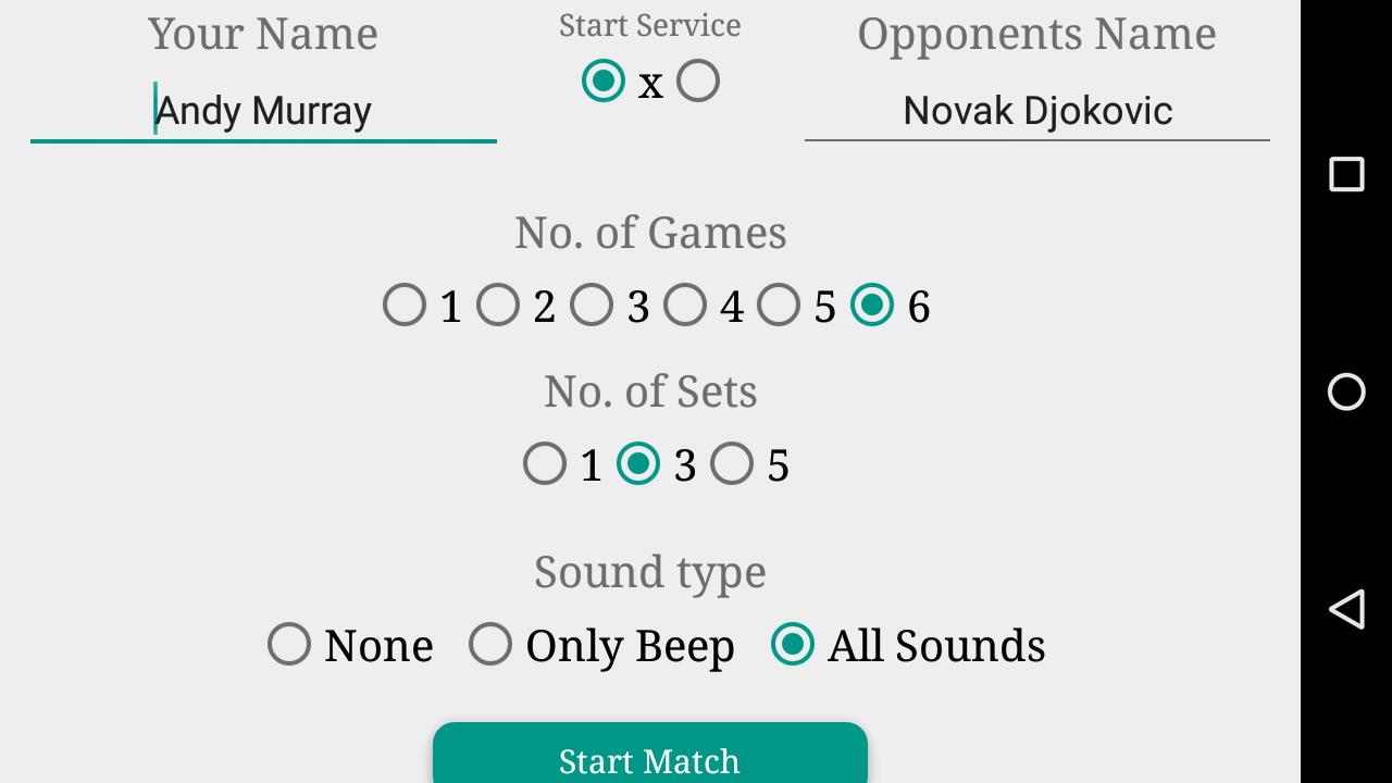 Tennis Score