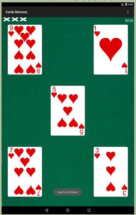 Cards Memory