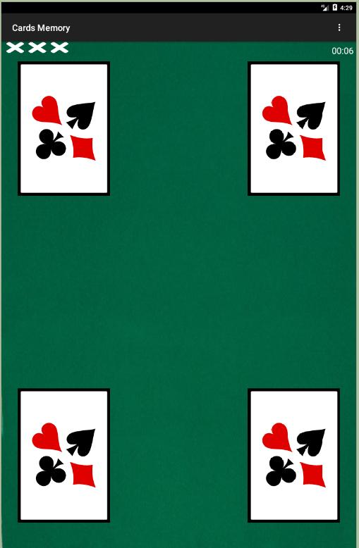 Cards Memory