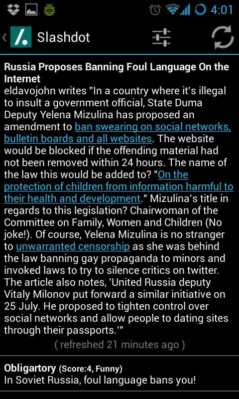 Simply Slashdot