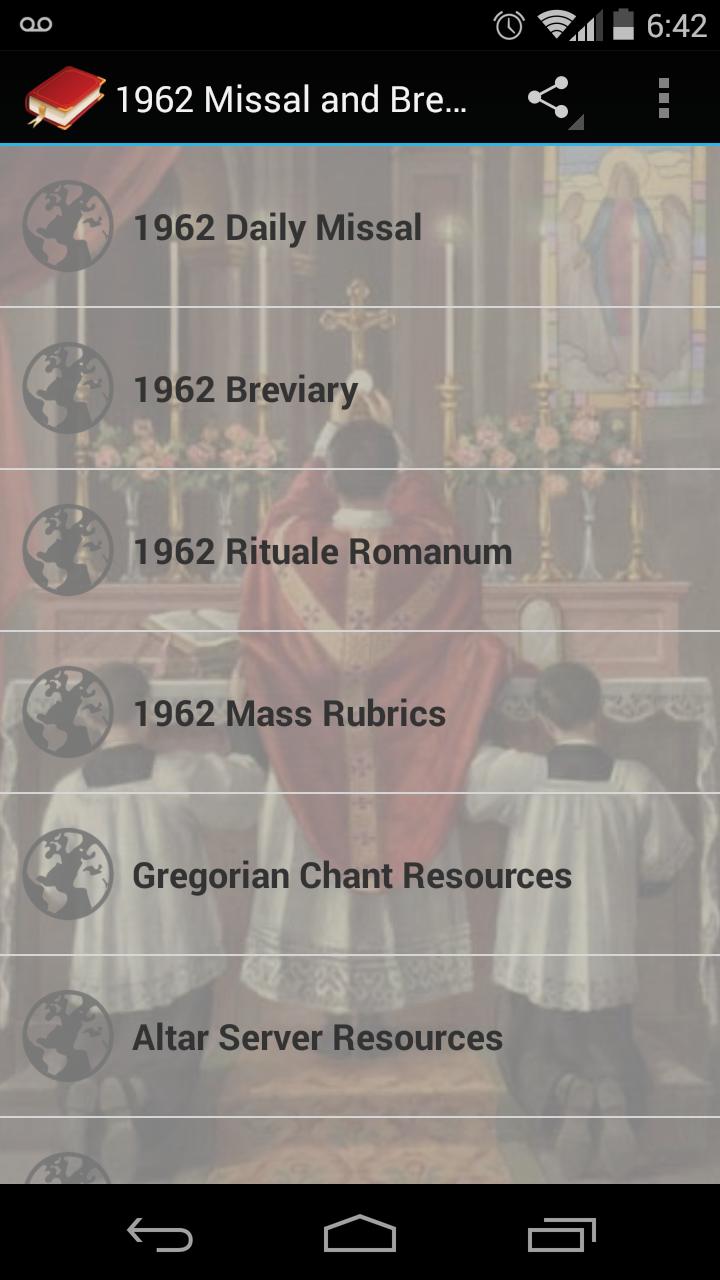 1962 Missal and Breviary