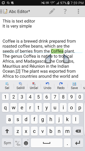 My Text Editor