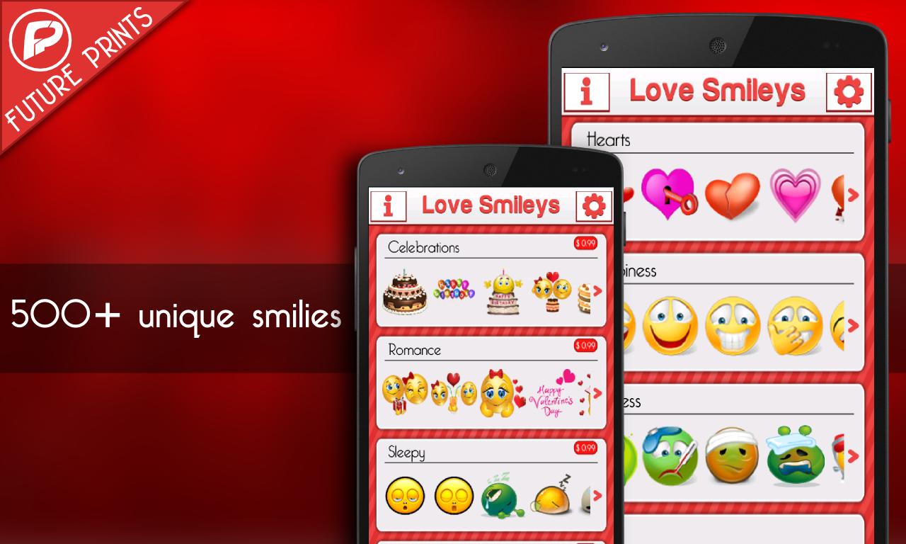 Love Smileys for Whatsapp