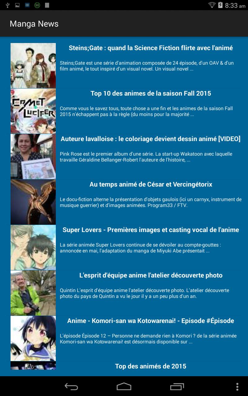 Anime News