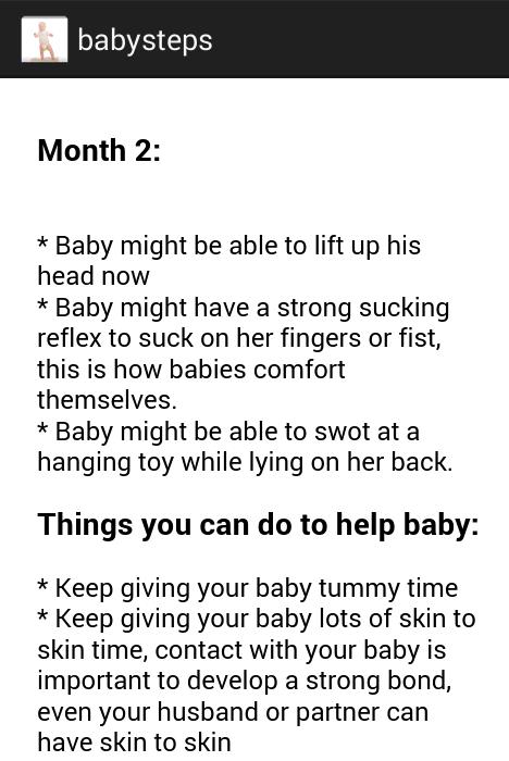 Baby Development Guide