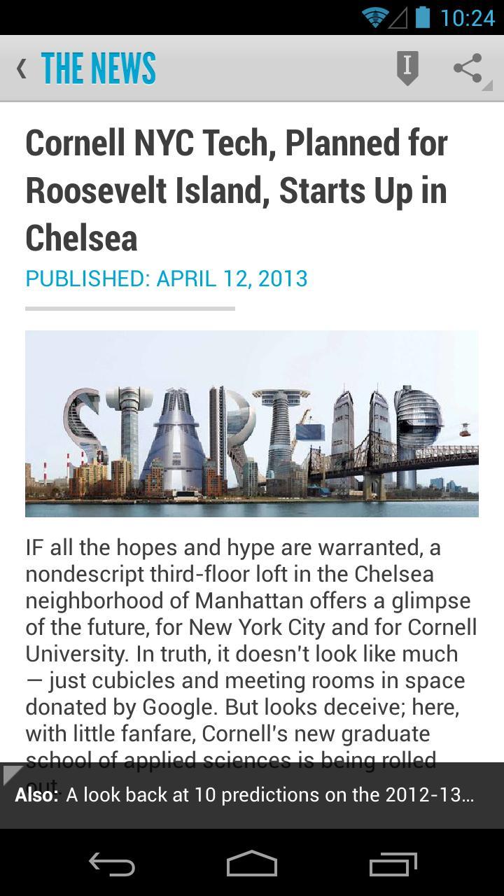 The News: Your News Reader App