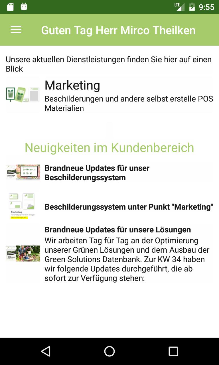 Green Solutions App