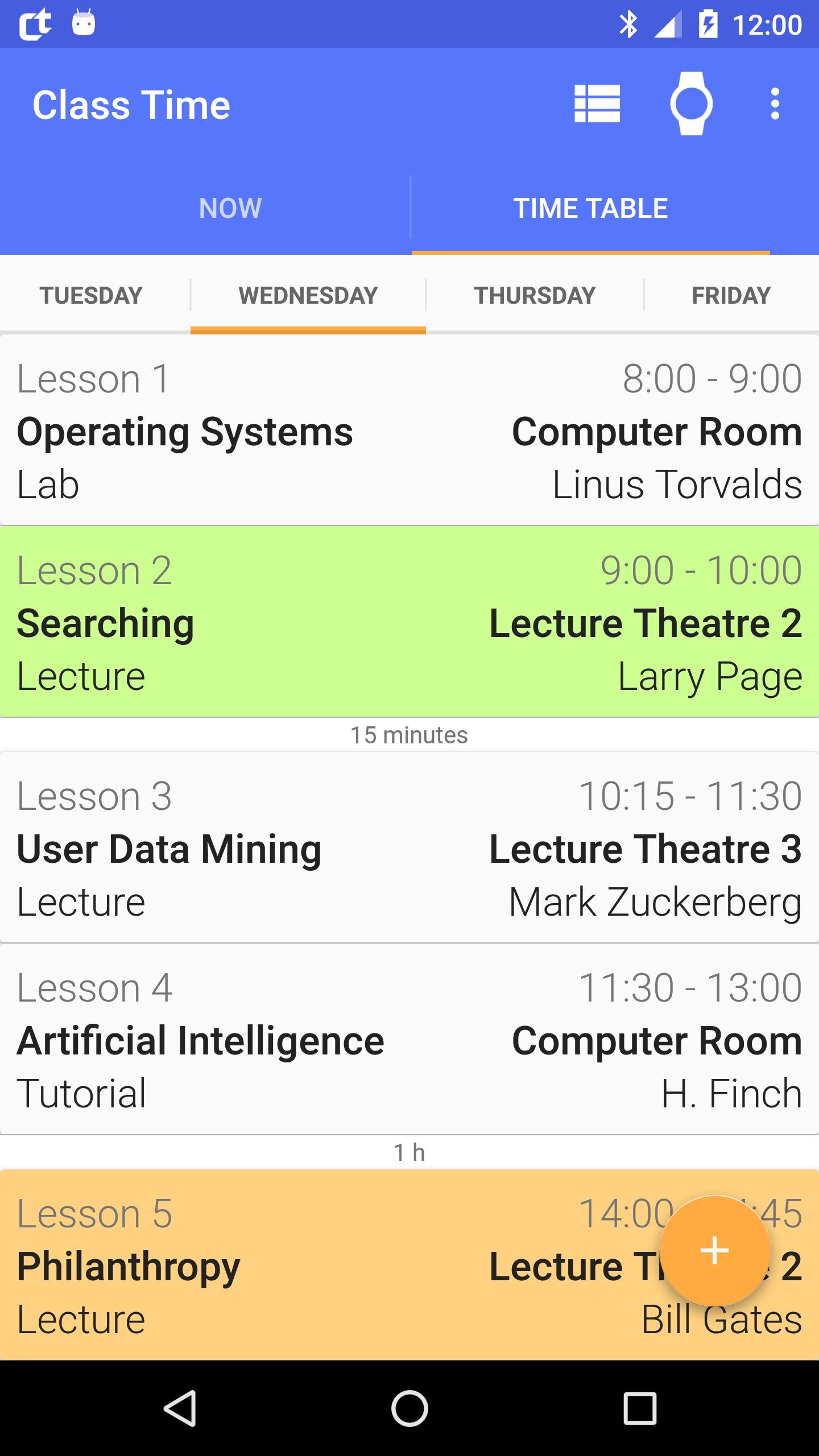 Class Time