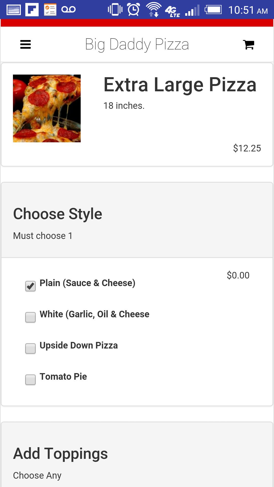 Big Daddy Pizza