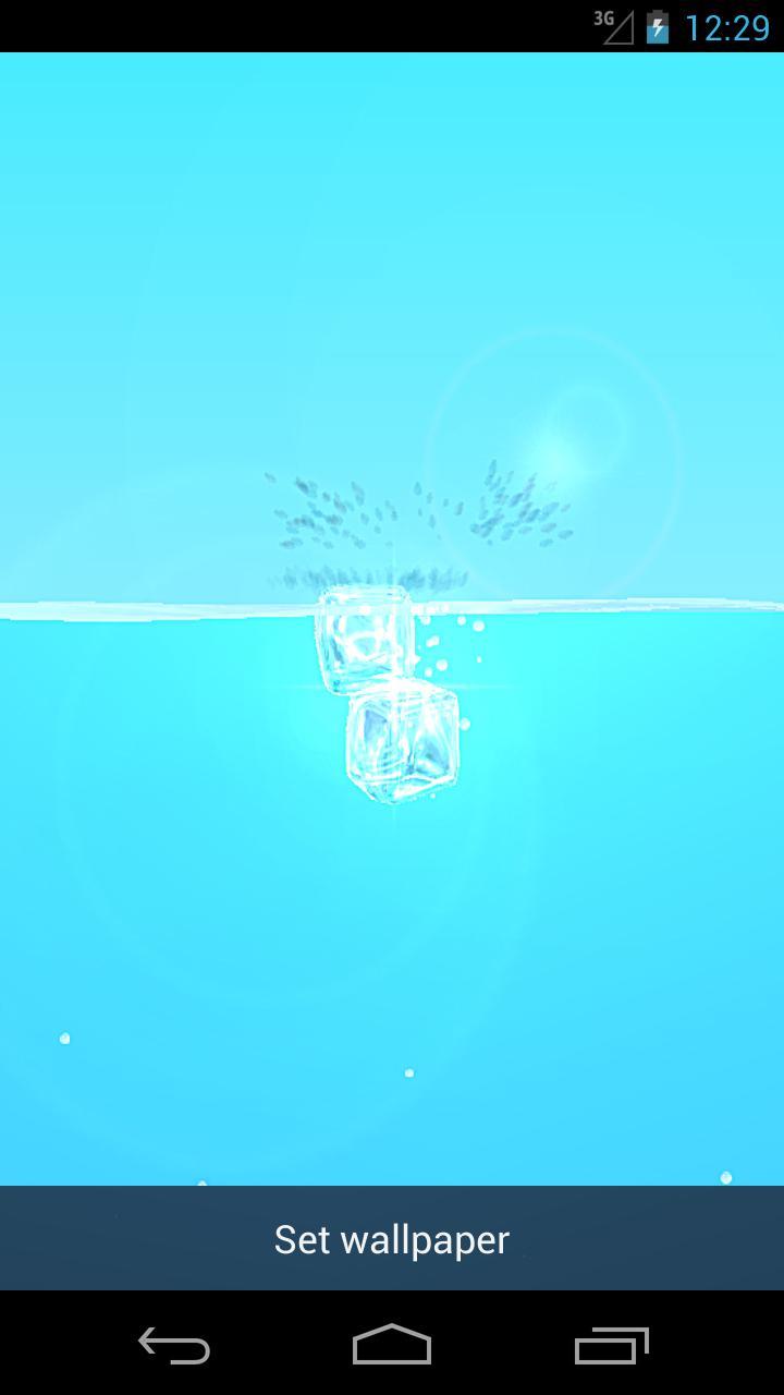 Ice and Water Live wallpaper