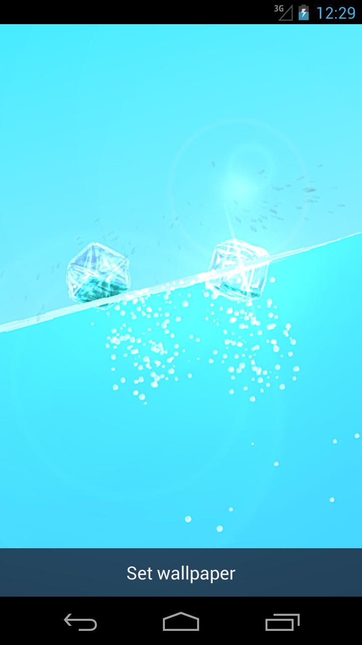Ice and Water Live wallpaper