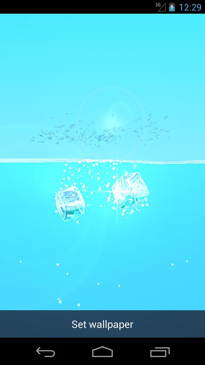Ice and Water Live wallpaper
