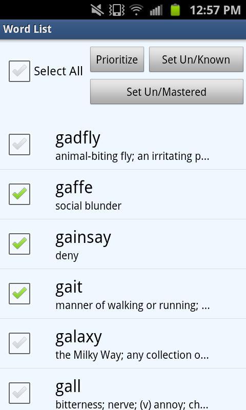 GRE / SAT Vocab