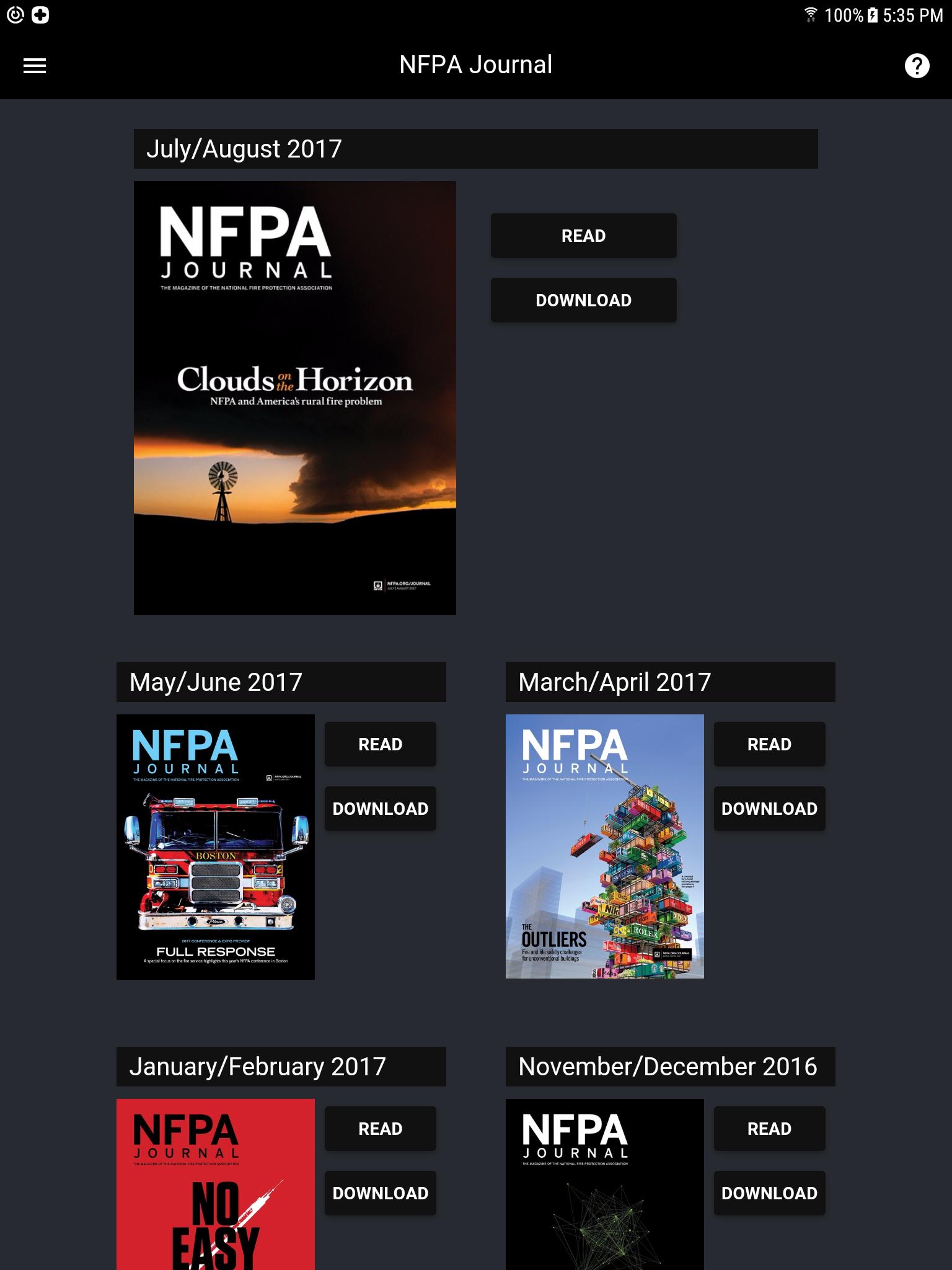 NFPA Journal