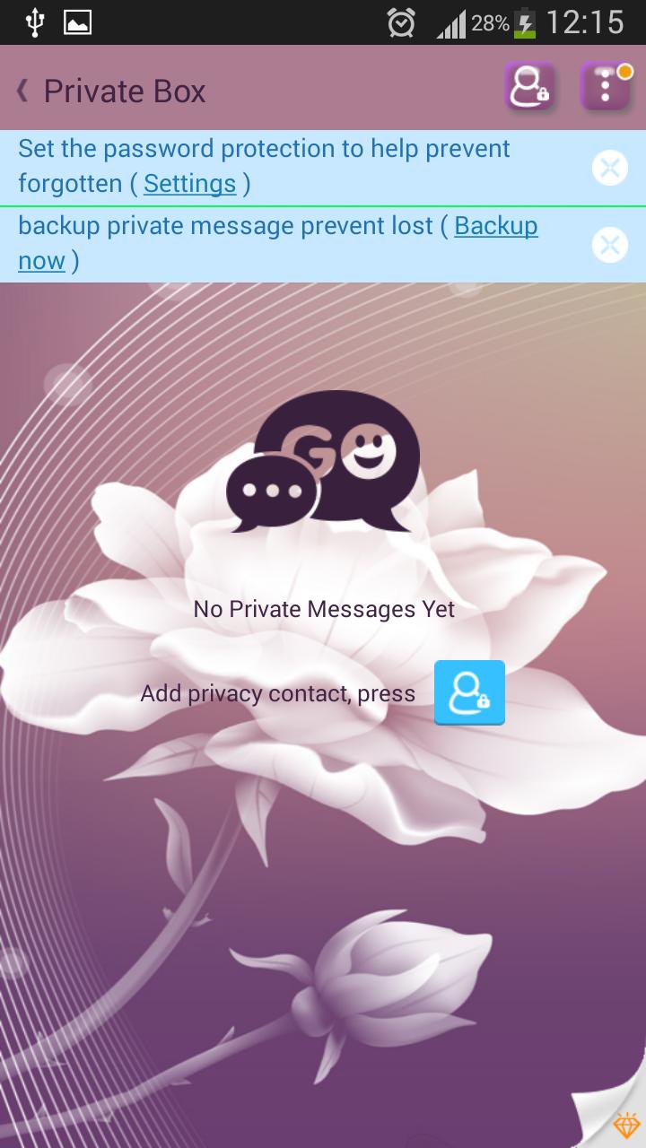GO SMS Roses