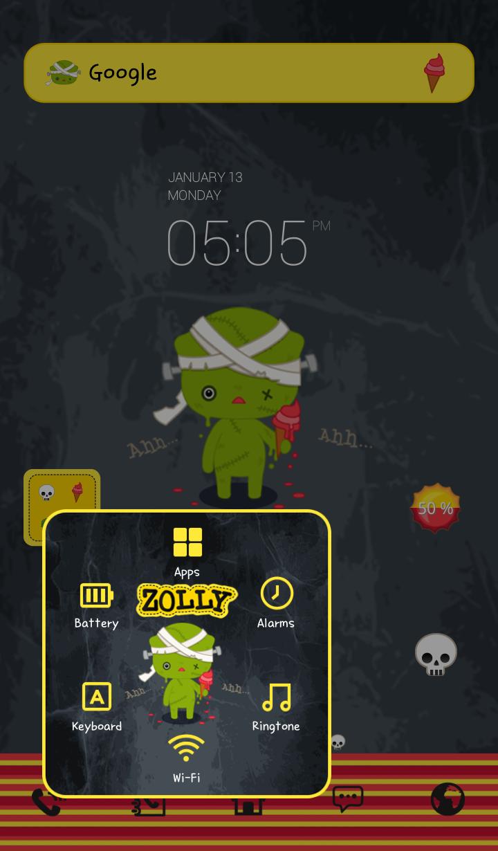 zolly home alone dodol theme