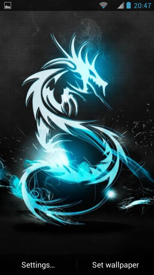 Dark Blue Parallax Wallpaper