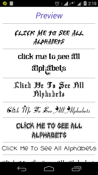 Font Styles