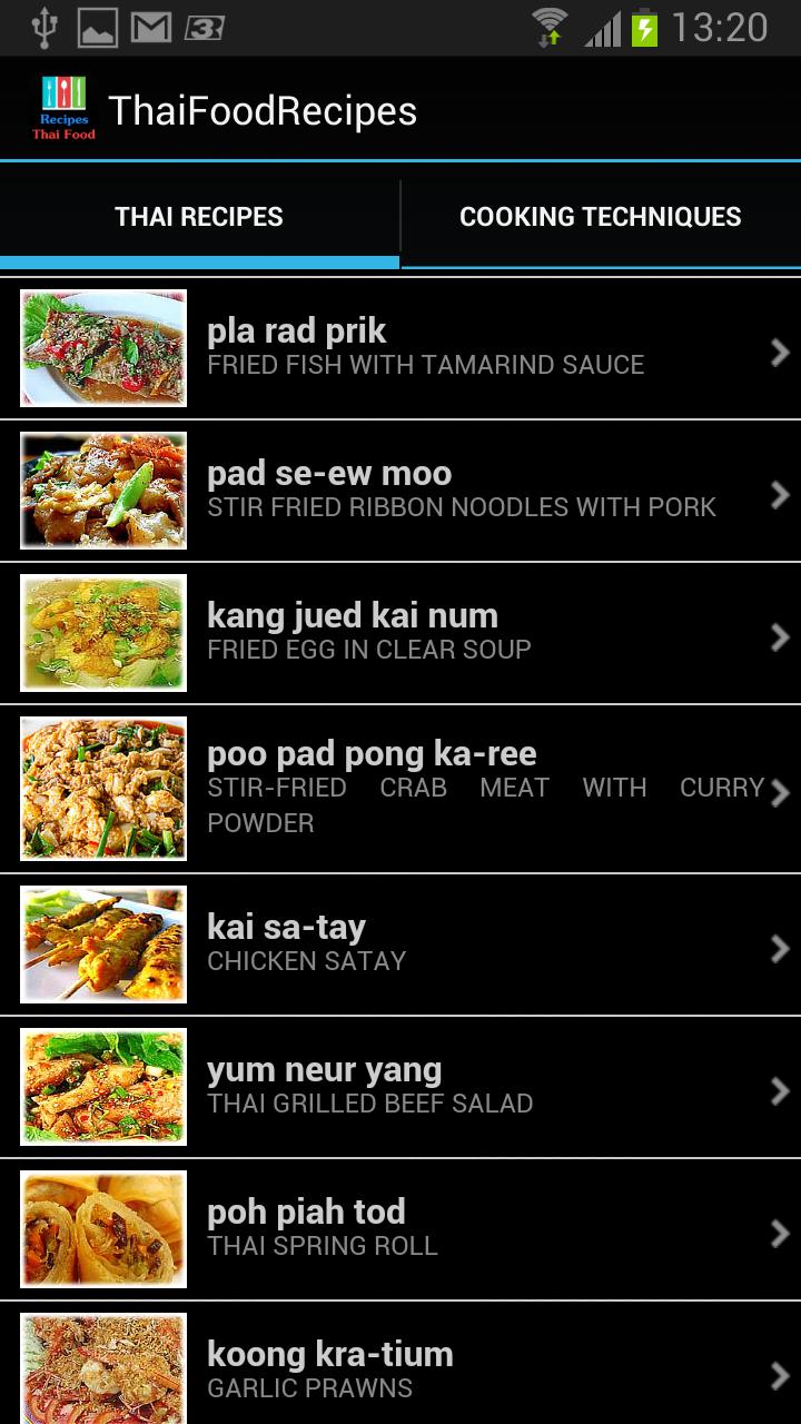 Thai Food Recipes - Thai Food