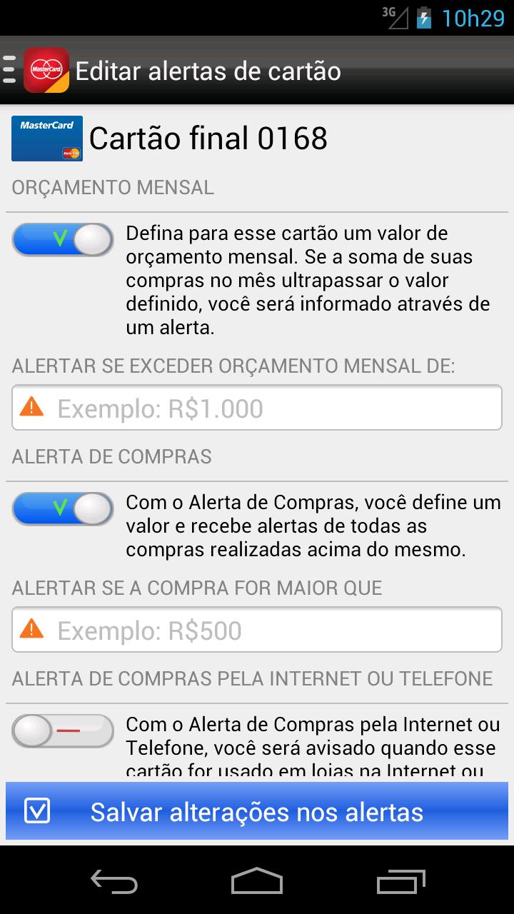 MasterCard Controle Brasil