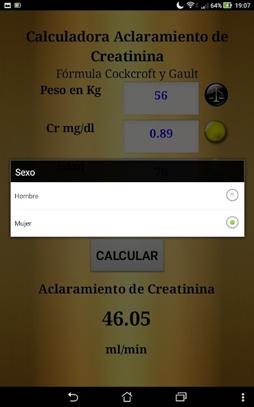 Aclaramiento de Creatinina