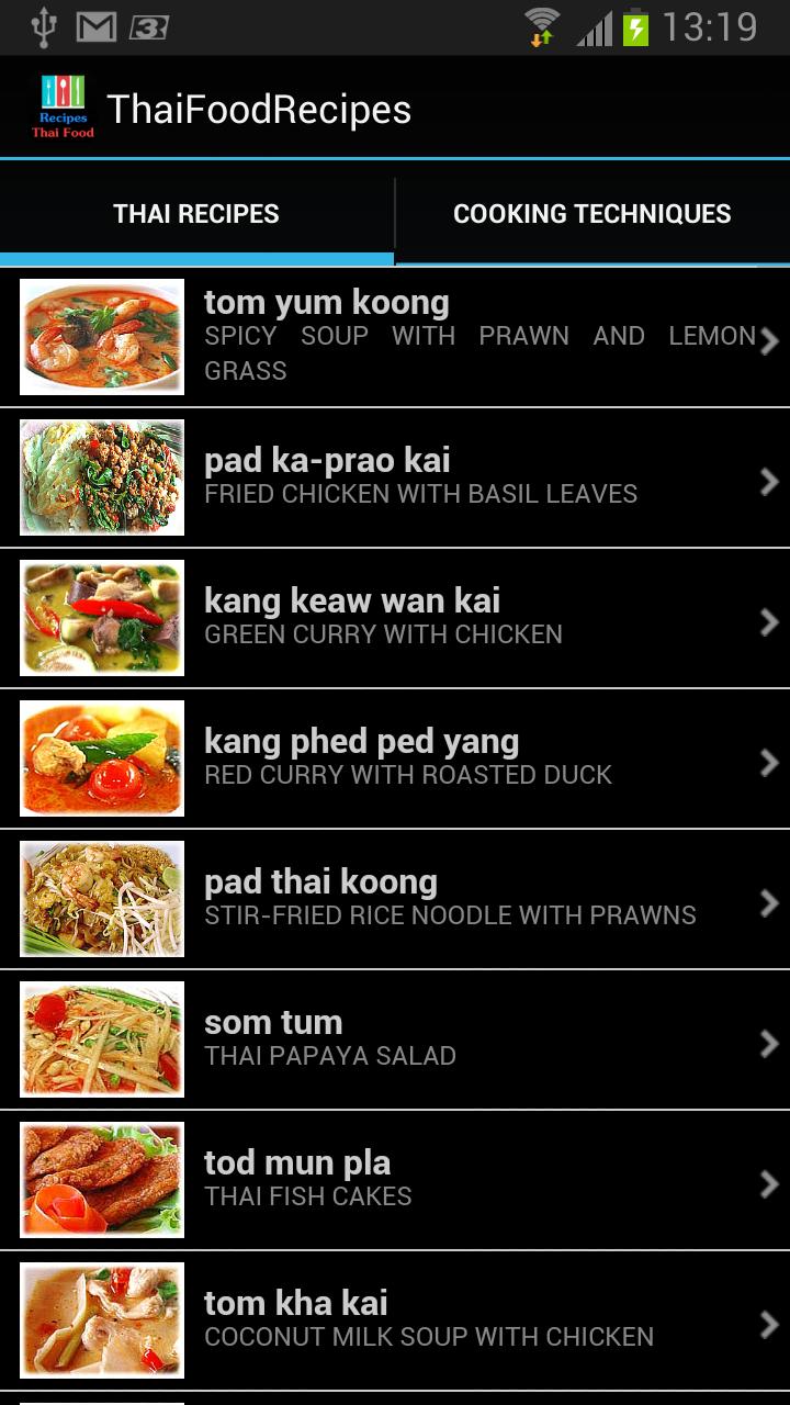 Thai Food Recipes - Thai Food