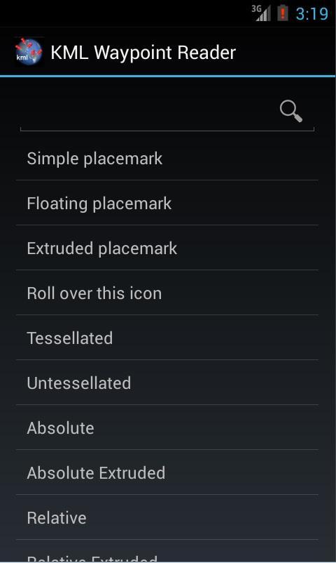 KML/KMZ Waypoint Reader Free