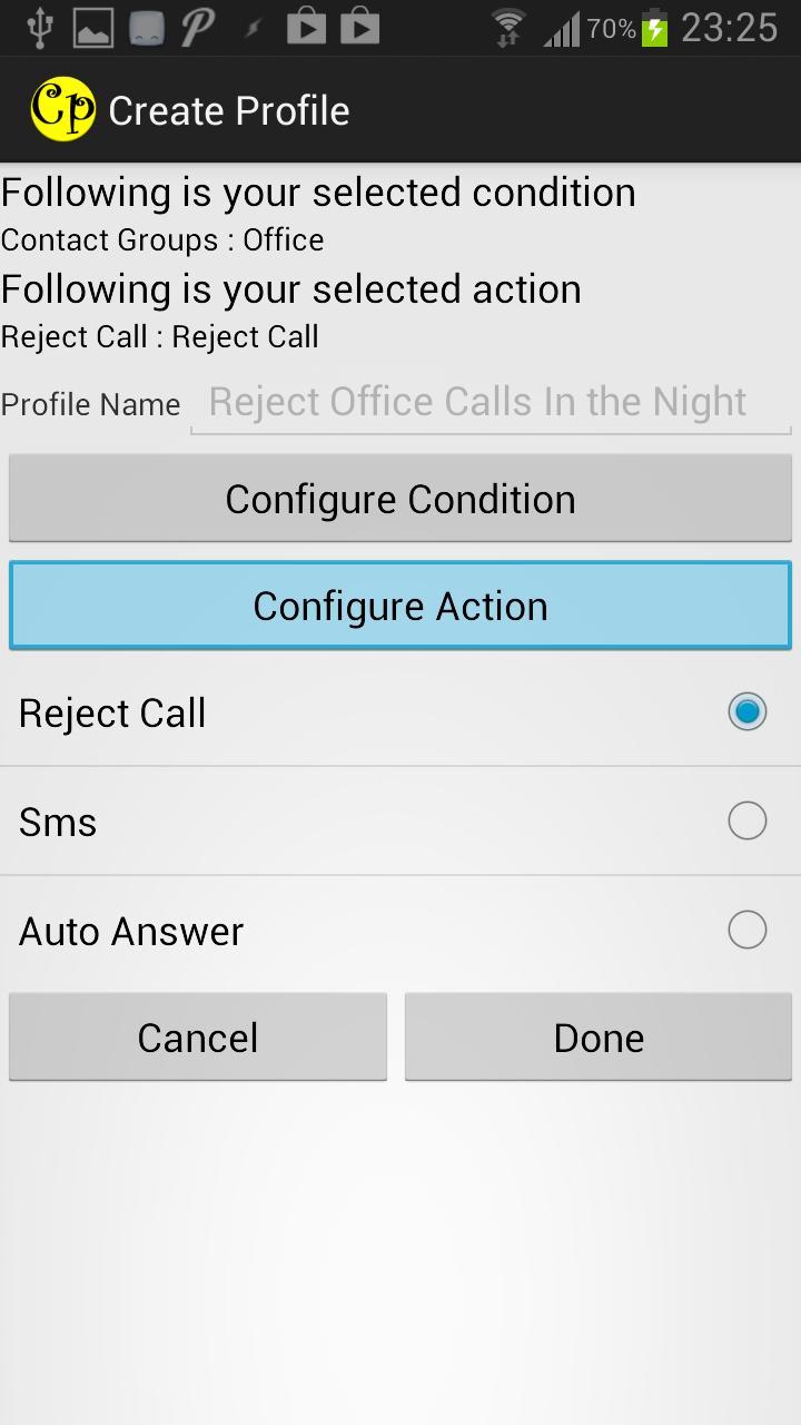 Manage incoming calls
