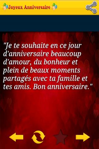 Bon Anniversaire SMS