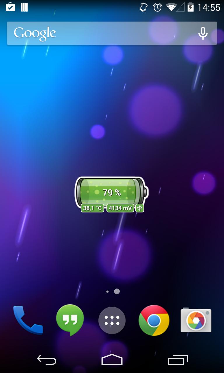 [Battery Theme] Bubbles Green